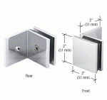 Fixed Panel Square Clamp (With Large Leg) 